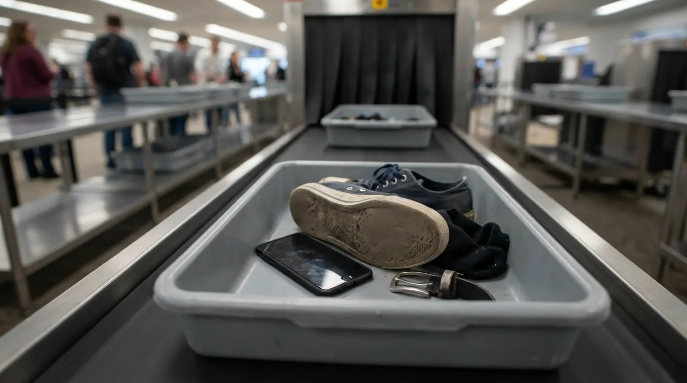 #21 - Leaving Your Phone Loose in the Bin With Your Shoes (Image Credits: Gemini)