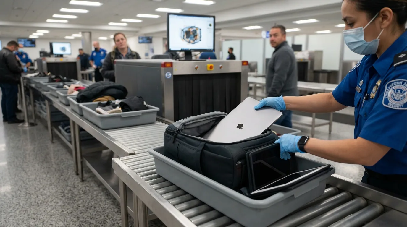 #17 - Leaving Laptops and Tablets Inside the Carry-On (Image Credits: Gemini)