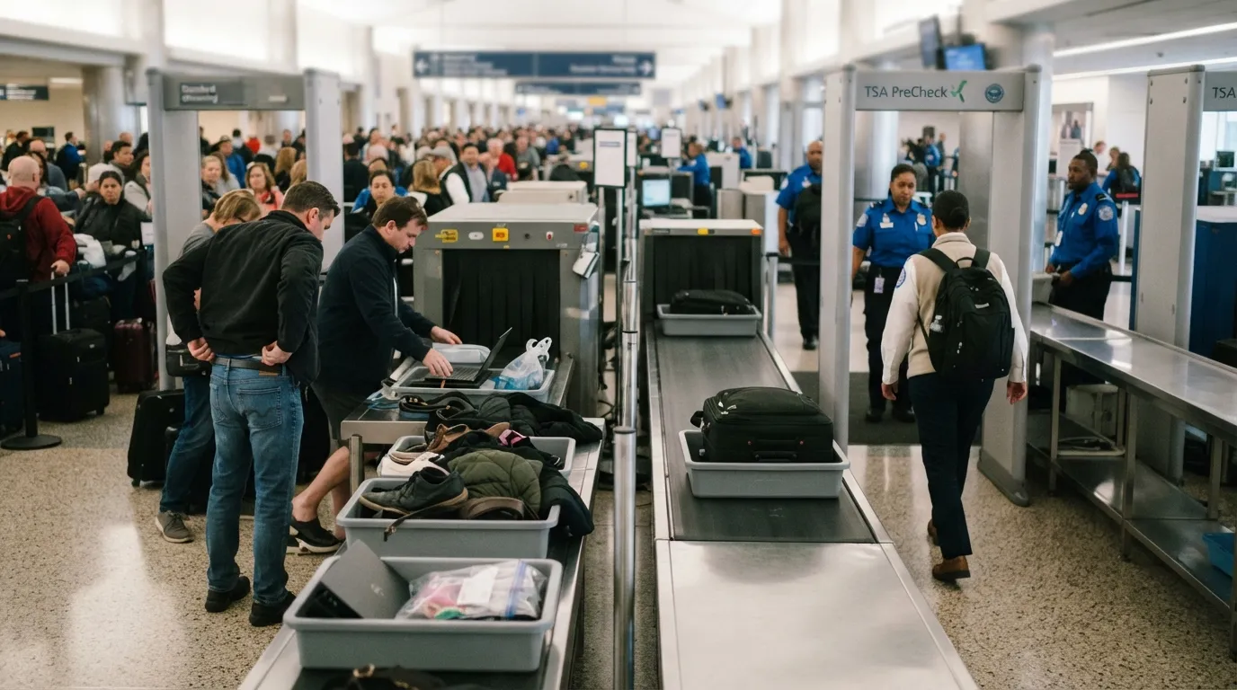 #3 - Skipping TSA PreCheck When You Would Qualify (Image Credits: Gemini)