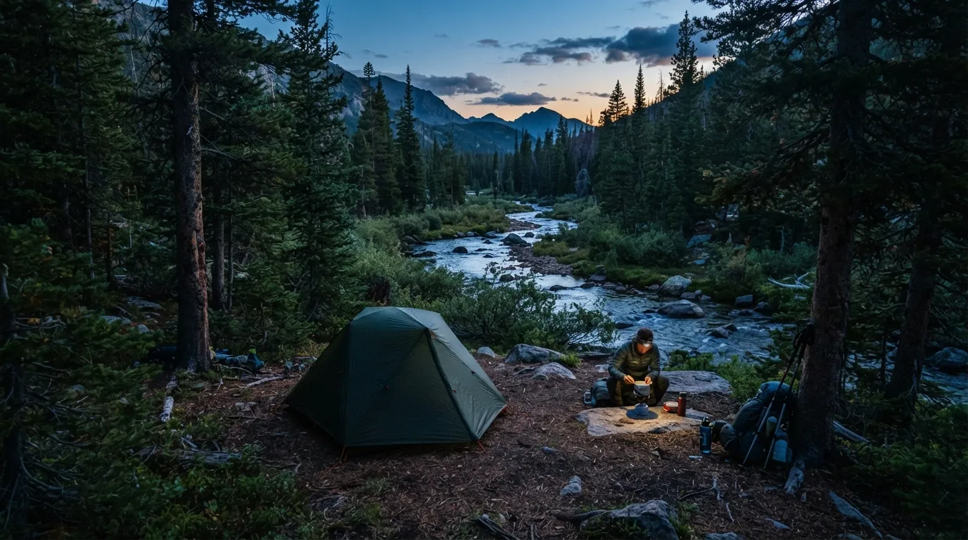 #4 - Camp at Least 100-200 Feet From Water (Image Credits: Gemini)