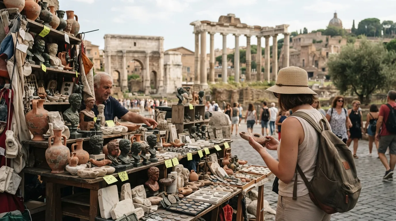 4. "Ancient" Artifacts and Replicas Near Famous Sites (Image Credits: Gemini)