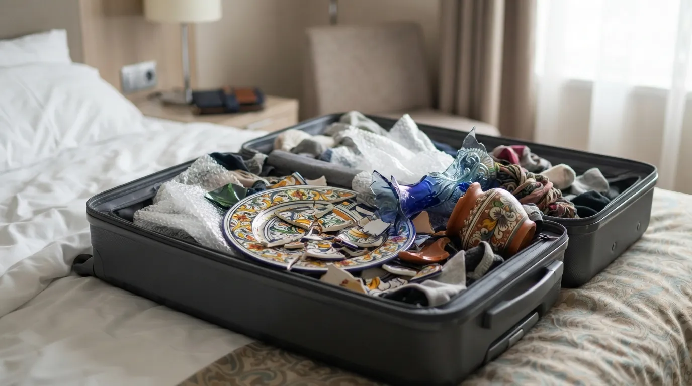 7. Pottery and Glass That Don't Survive the Flight (Image Credits: Gemini)