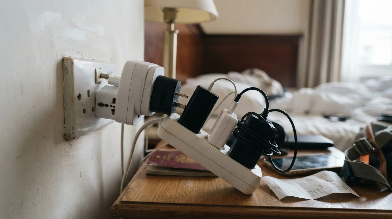 #12 - Stacking Adapters Into a Wobbly Daisy Chain (Image Credits: Gemini)