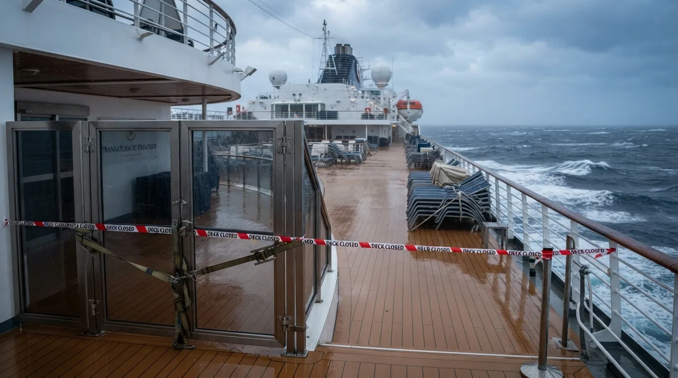 #13 - Outdoor Decks Can Close Without Much Warning (Image Credits: Gemini)