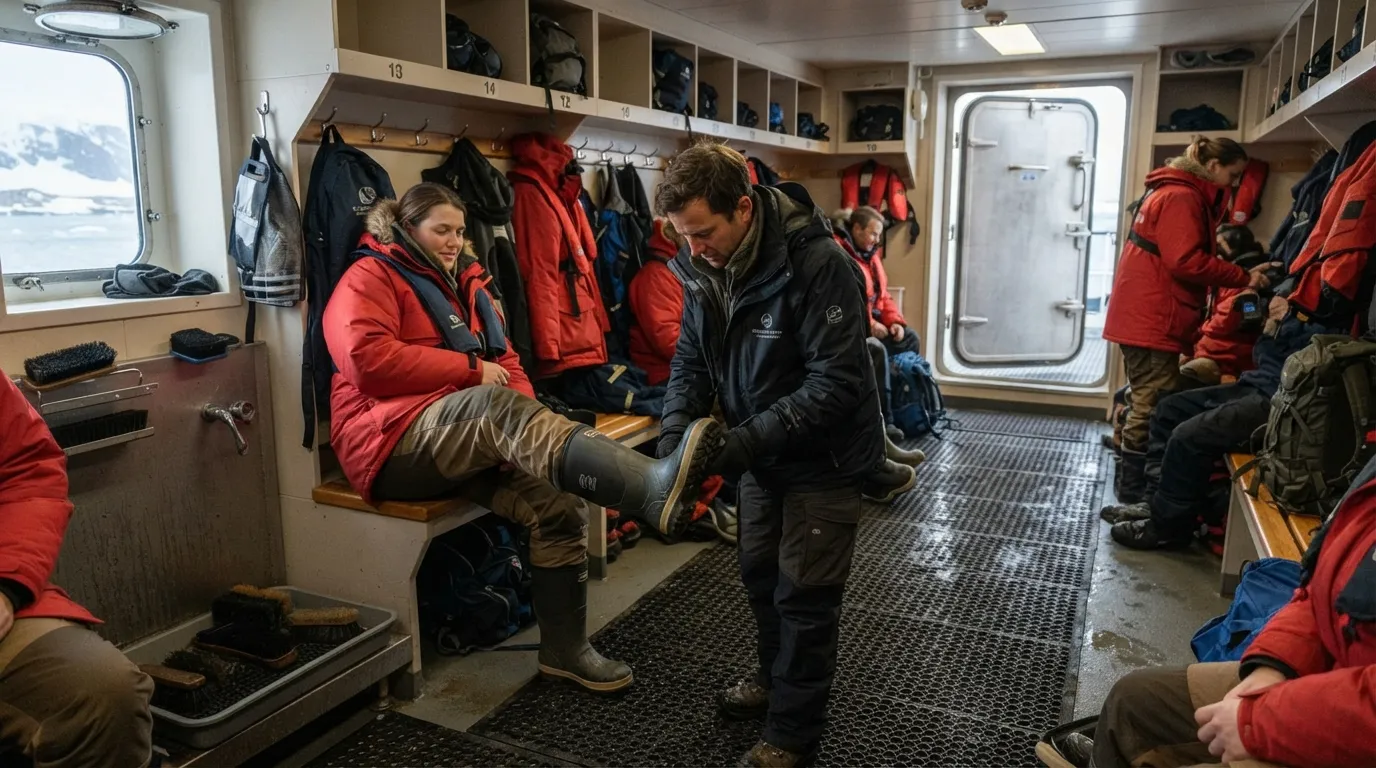 #2 - Biosecurity and Gear Checks Add Pre-Landing Steps (Image Credits: Gemini)