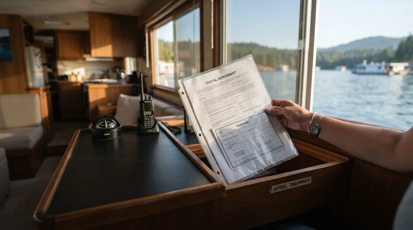 #3 - Documentation Includes Rental Agreement Copy (Image Credits: Gemini)