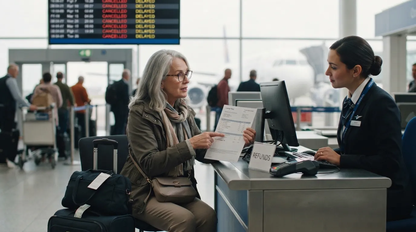 #7 - A Prepaid Bag Fee After the Airline Cancels or Changes Your Flight (Image Credits: Gemini)