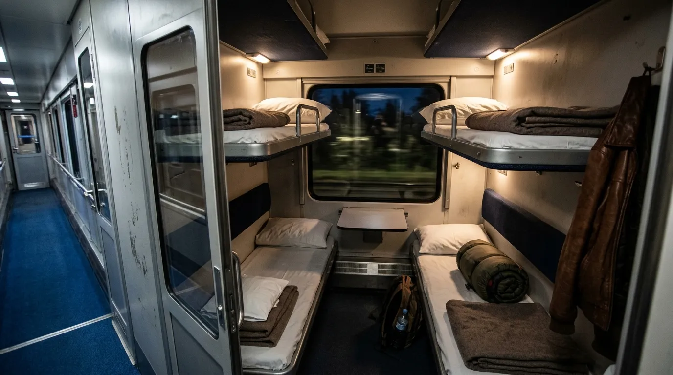#16 - Couchette Compartments Typically Hold 4 or 6 Berths (Image Credits: Gemini)