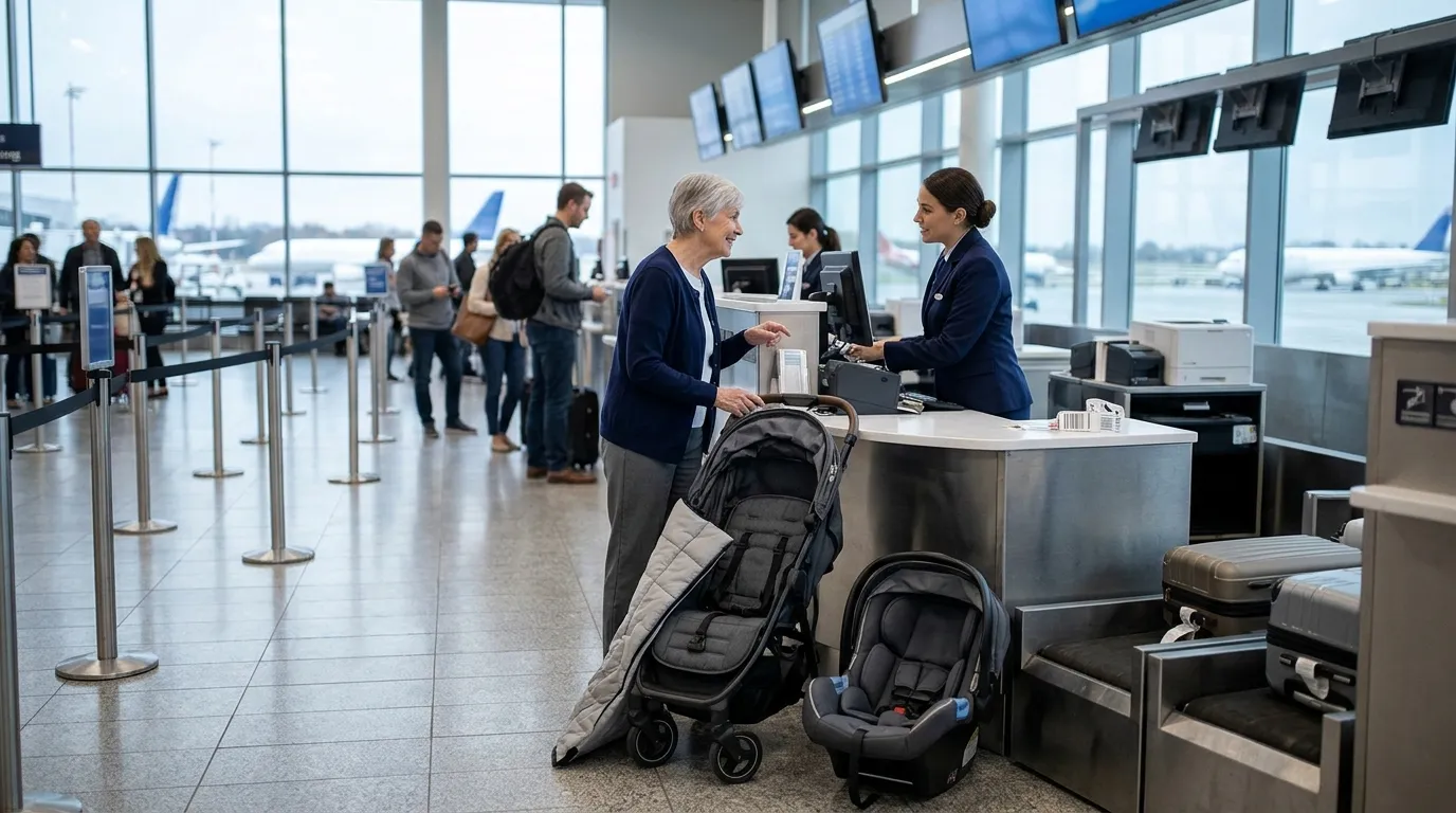 #9 - The Stroller or Car Seat Fee When You Travel With Grandkids (Image Credits: Gemini)