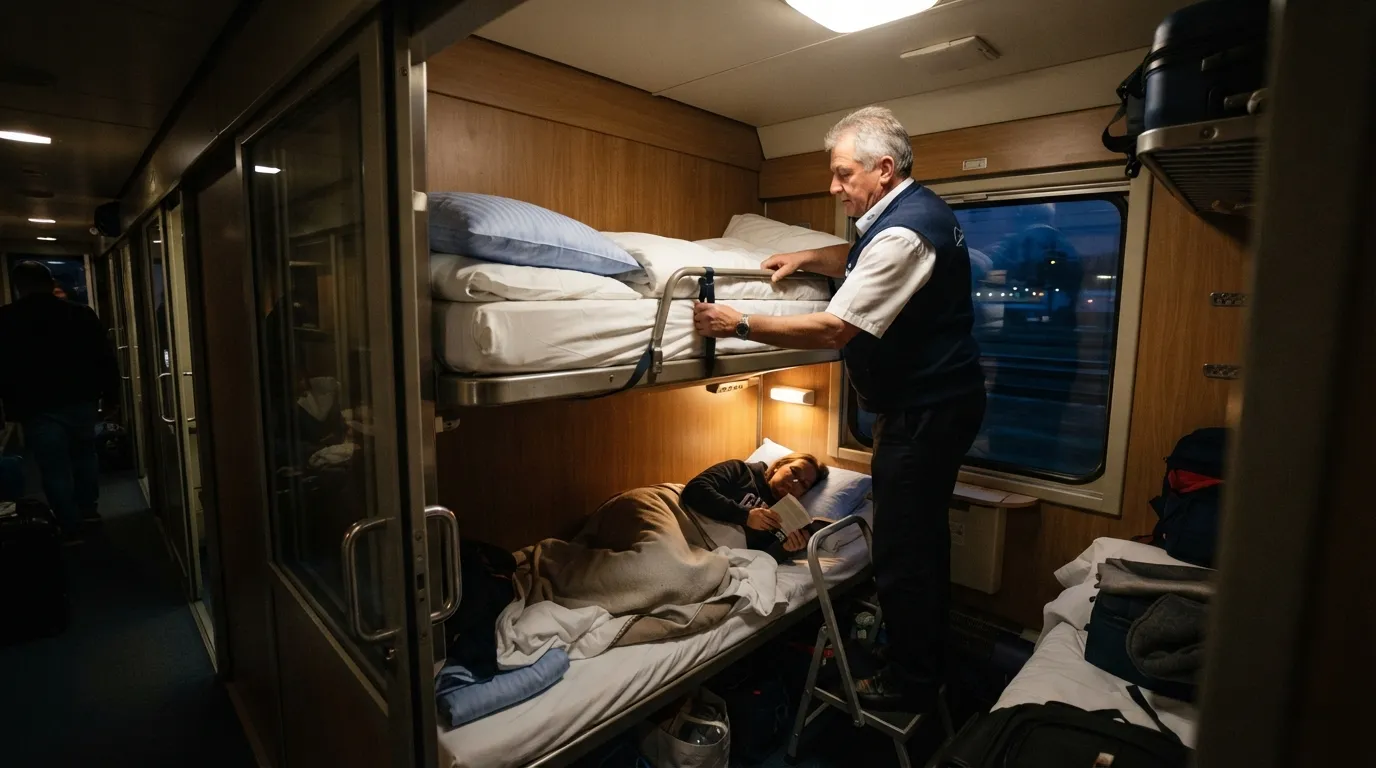 #11 - Beds and Couchettes Are Prepared From 9 or 10 PM Onward (Image Credits: Gemini)