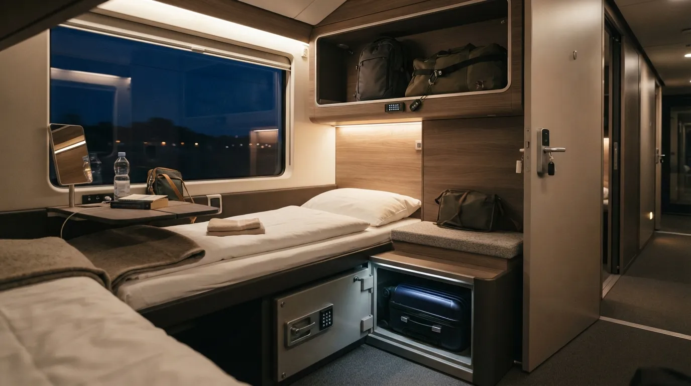 #9 - Luggage Storage Includes Secure Options on Newer Trains (Image Credits: Gemini)