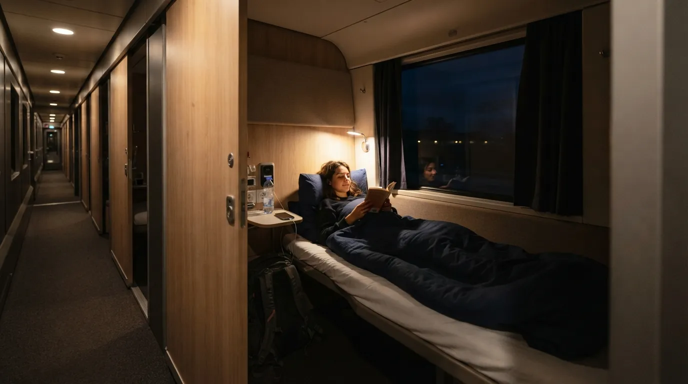 #8 - Mini Cabins Offer Solo Privacy at Couchette Prices on Select Trains (Image Credits: Gemini)