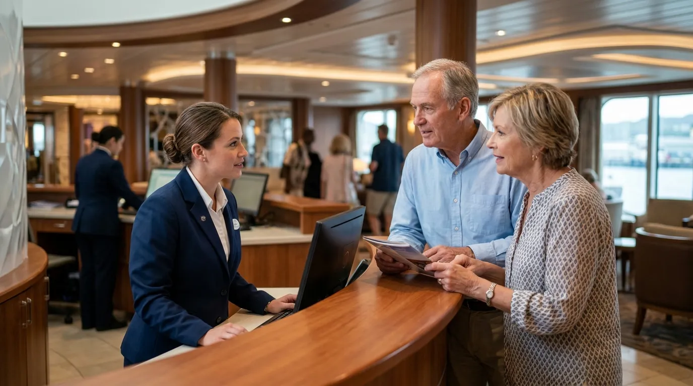 #1 - Tell the Excursion Desk Exactly What You Need, Before Sailing (Image Credits: Gemini)