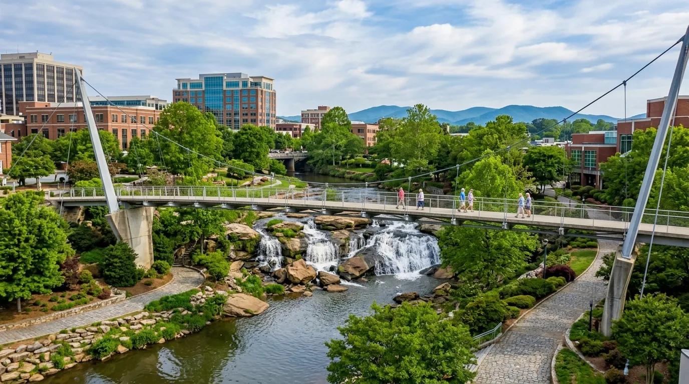 #8 &ndash; Greenville, South Carolina (Image Credits: Gemini)