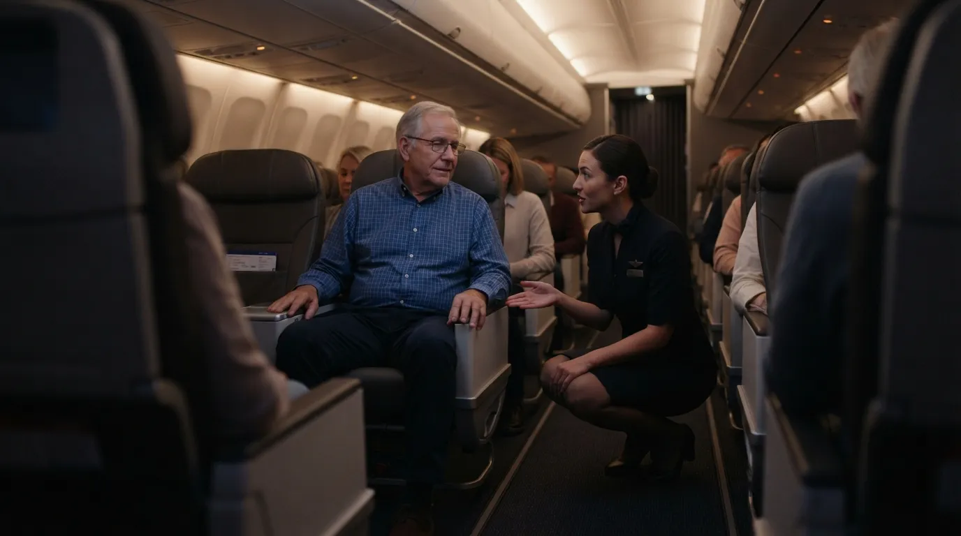 #7 - They Quietly Arrange Aisle-Seat Priority to Cut DVT Risk - Before You Ask (Image Credits: Gemini)