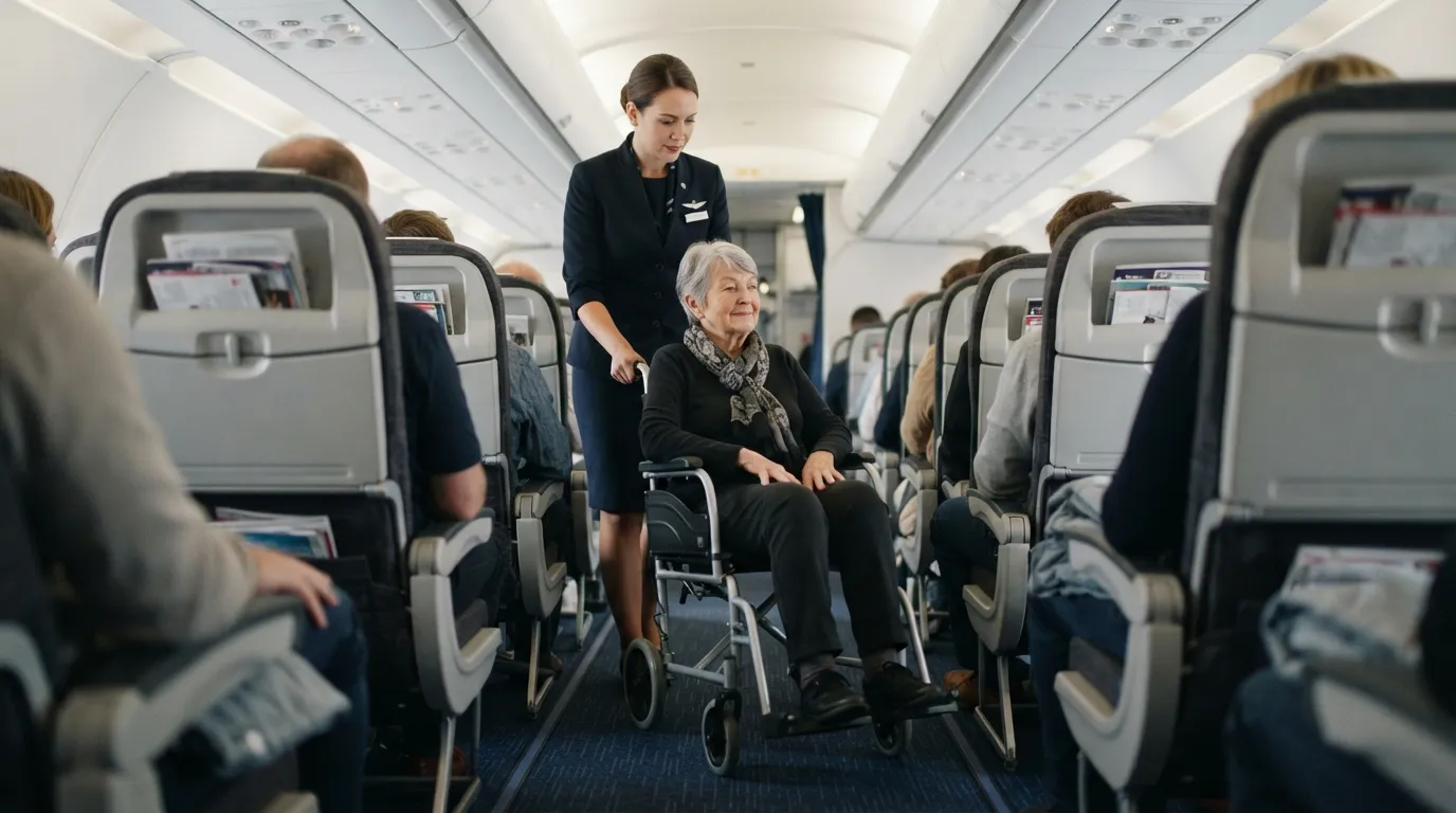 #3 - They Use the Onboard Aisle Wheelchair to Proactively Help You - Not Just in Emergencies (Image Credits: Gemini)