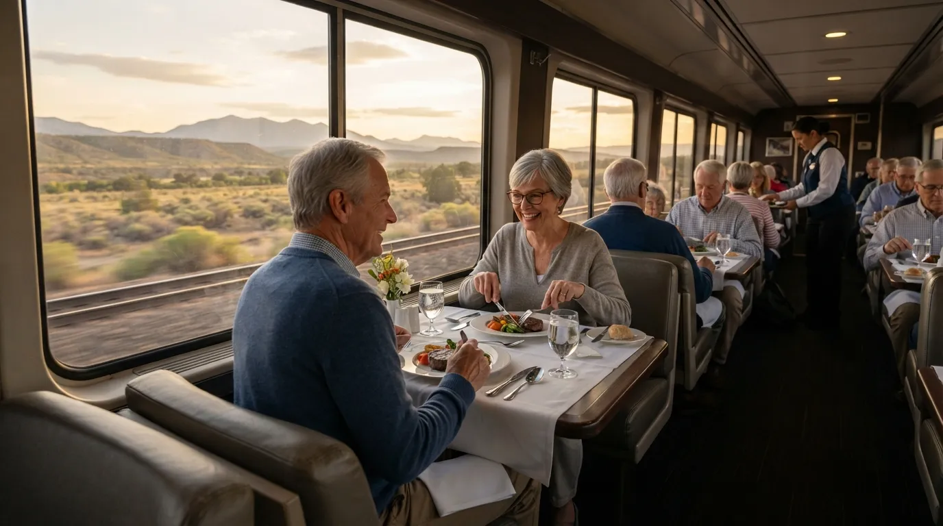 #8 - Meal Reservation Prioritization at the Dining Car (Image Credits: Gemini)