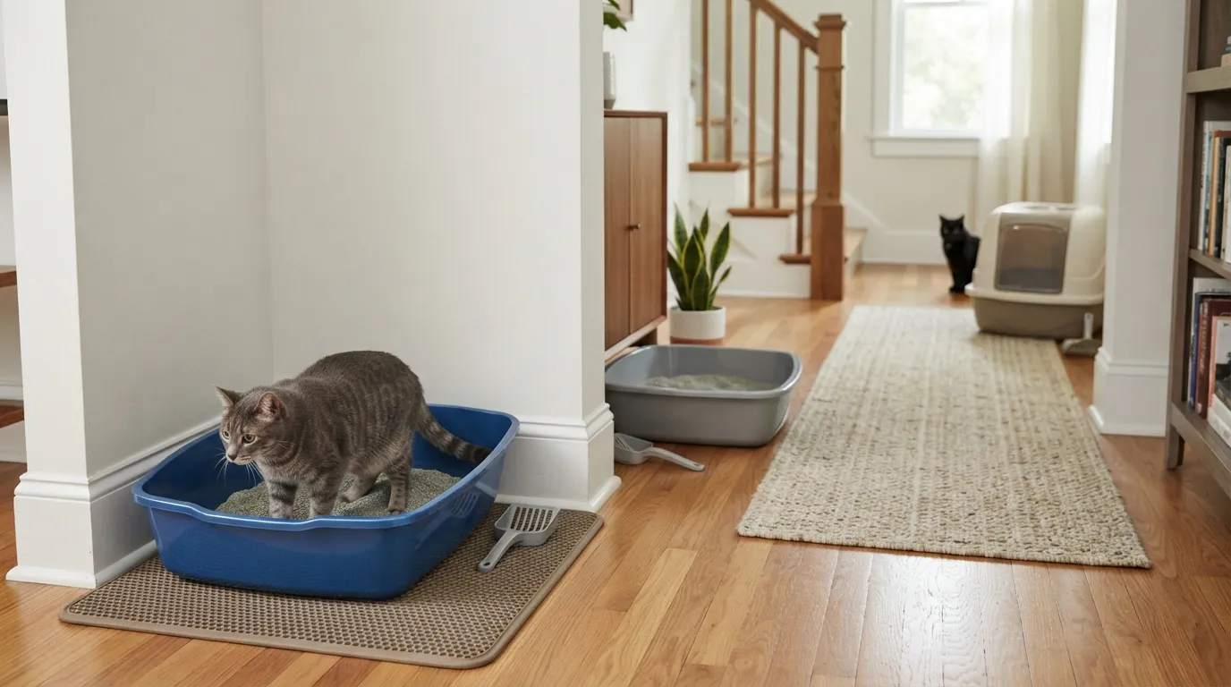 #3 - Stress-Free Litter Box Access (Image Credits: Gemini)