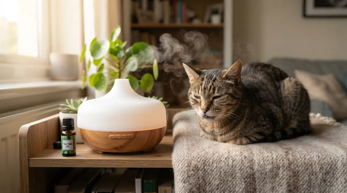 #10 - Running Essential Oil Diffusers Around Pets (Image Credits: Gemini)