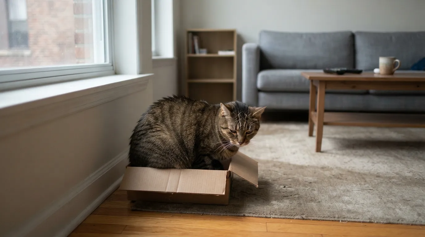 #4 - "Indoor Life Guarantees a Happy Cat" (Image Credits: Gemini)