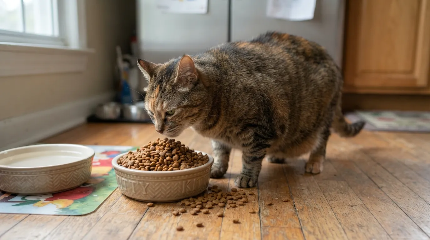 #3 - "You Can Leave Food Out and Let Indoor Cats Self-Regulate" (Image Credits: Gemini)