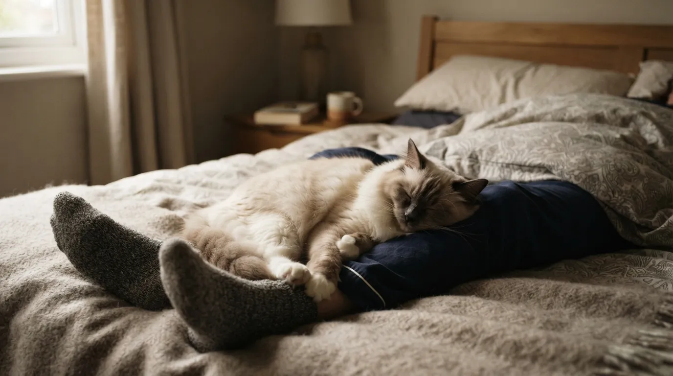 #10 - They Sleep On or Near You (Image Credits: Gemini)