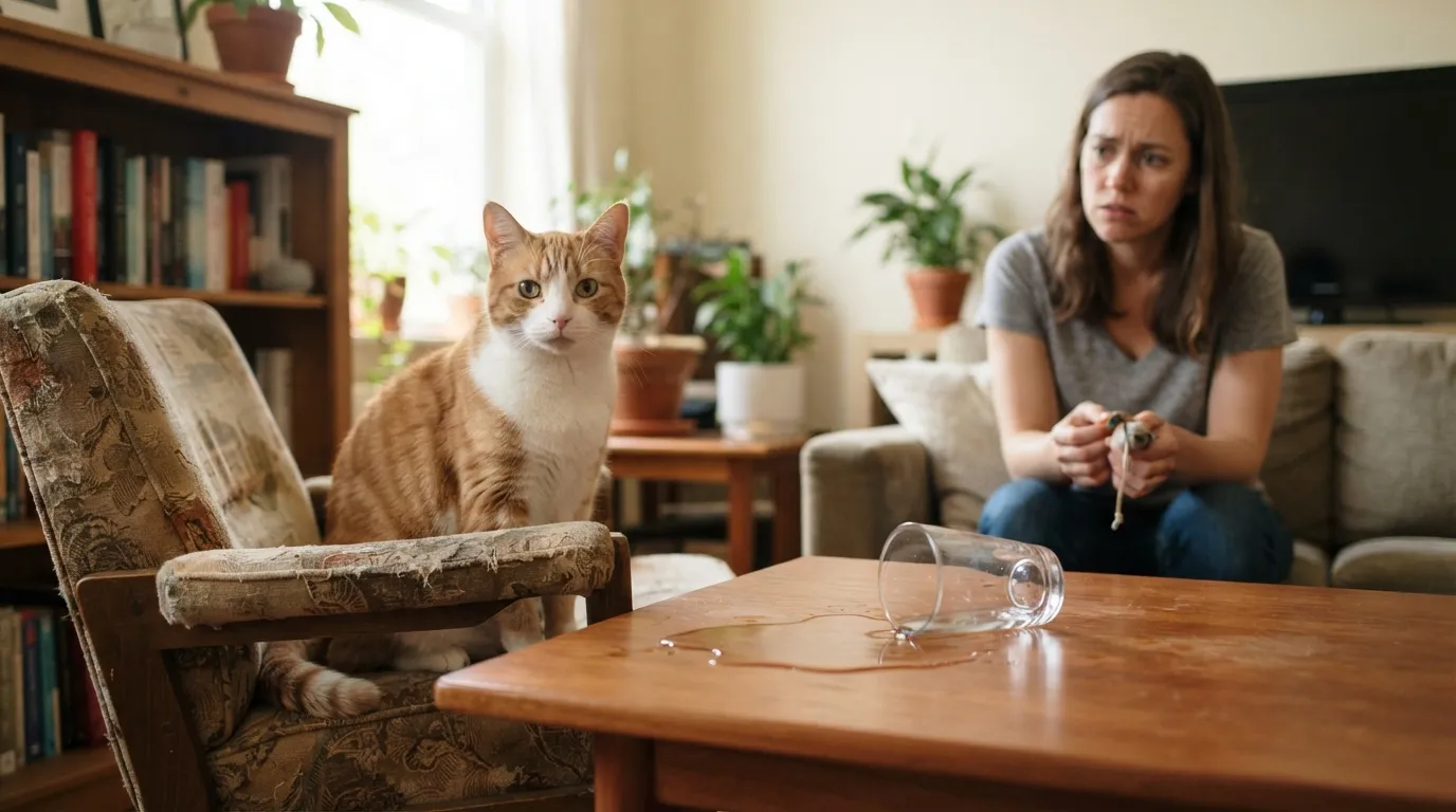 #5 - Cats Misbehave Out of Spite (Image Credits: Gemini)