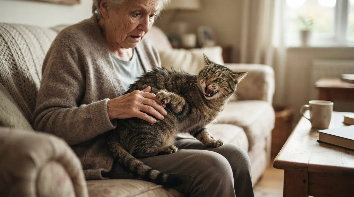 #7 - The Sweet Cat Can Suddenly Turn Defensive (Image Credits: Gemini)