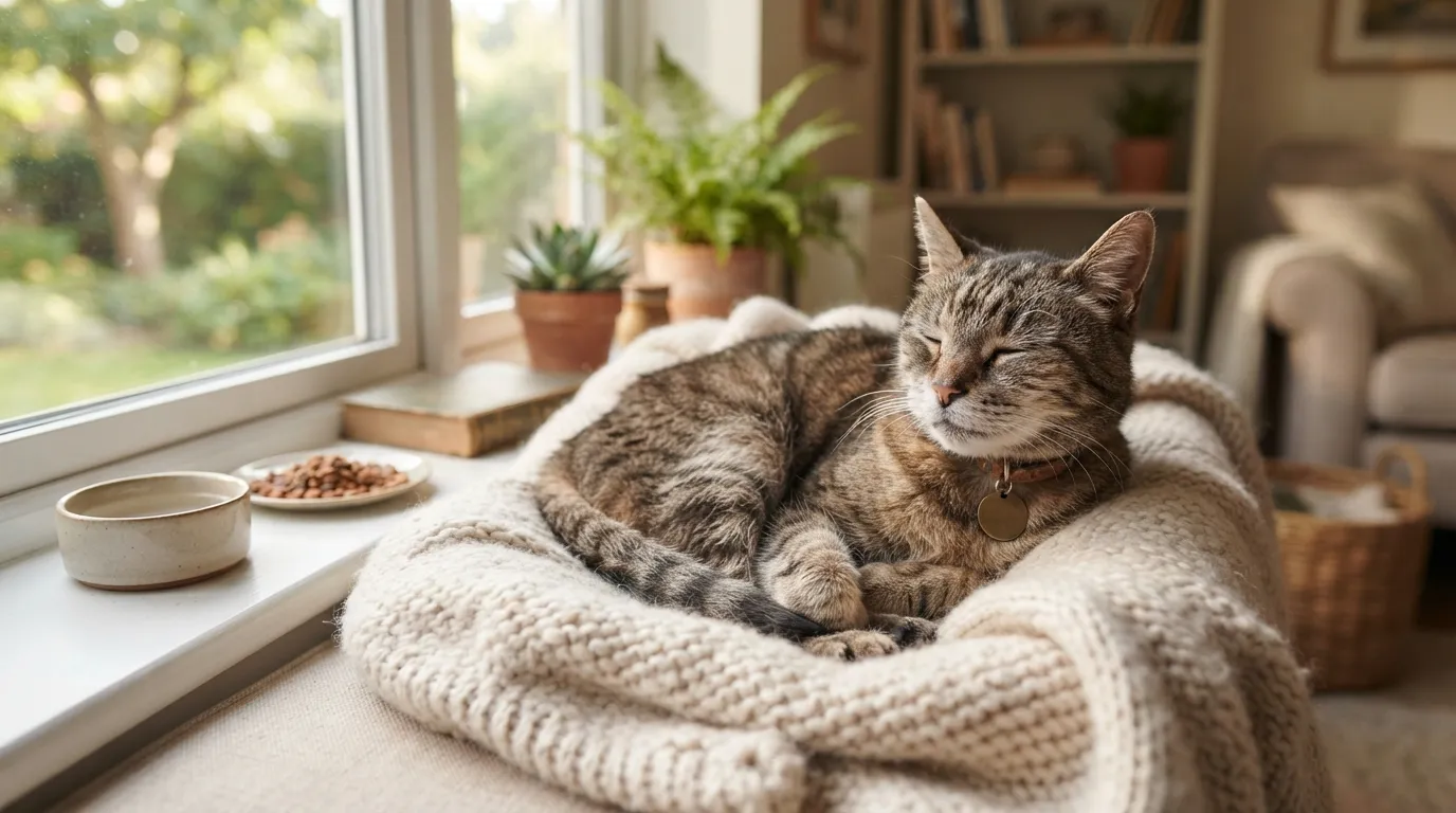 #2 - Indoor Cats Get to Grow Old Gracefully (Image Credits: Gemini)