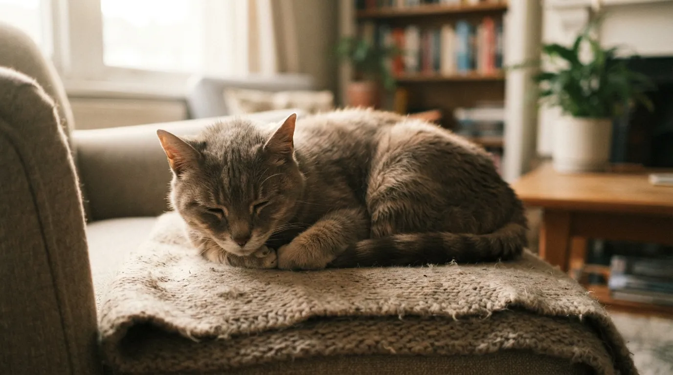 #2 - The "Tucked" Resting Position (Image Credits: Gemini)