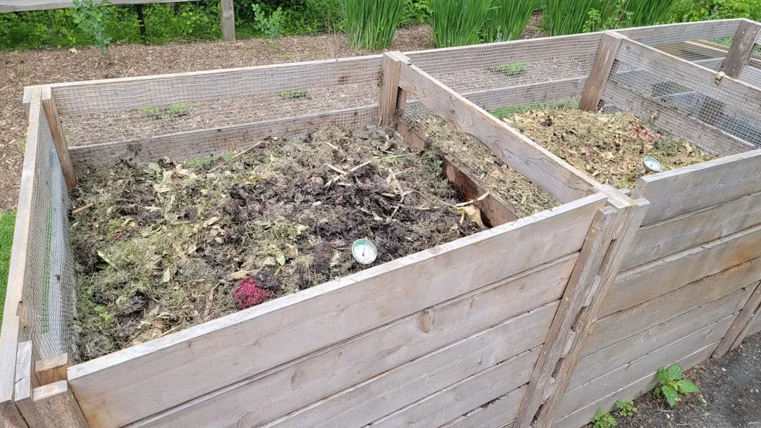 Build a compost bin from pallets (Image Credits: Unsplash)