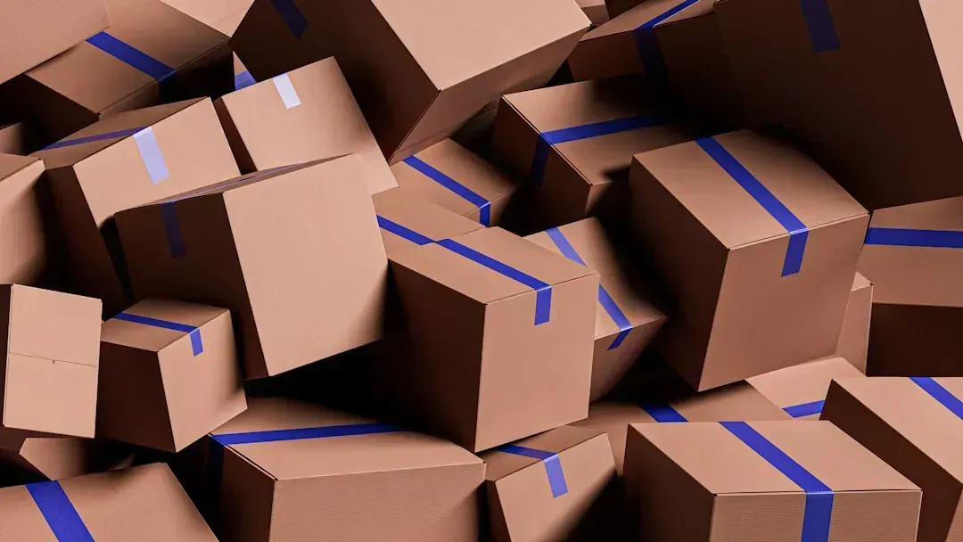 4. Unlabeled or Opaque Bins Stacked High (Image Credits: Unsplash)