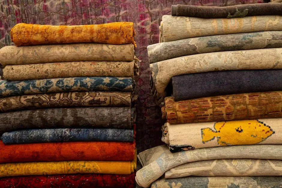 10. Introduce a patterned or textured rug (Image Credits: Pexels)