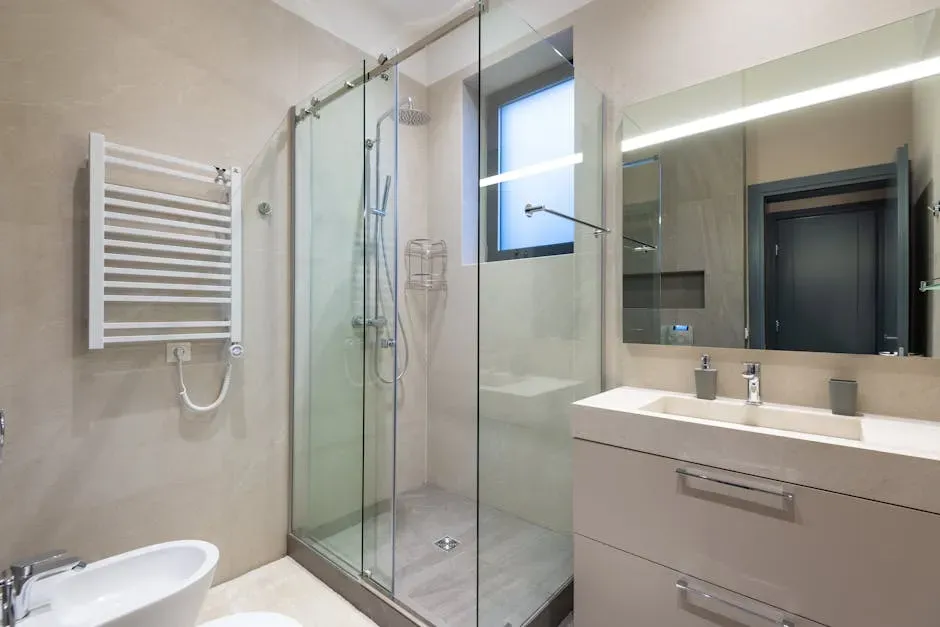 Upgrade to a Frameless Glass Shower Enclosure (Image Credits: Pexels)