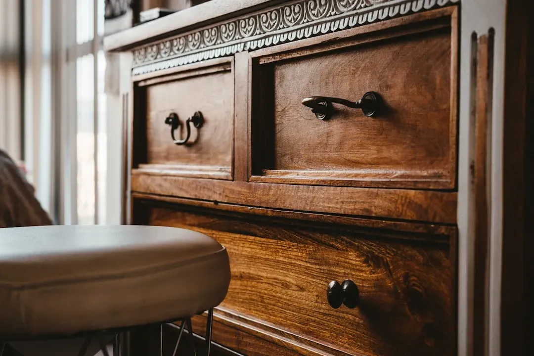 Vintage and secondhand storage pieces (Image Credits: Unsplash)