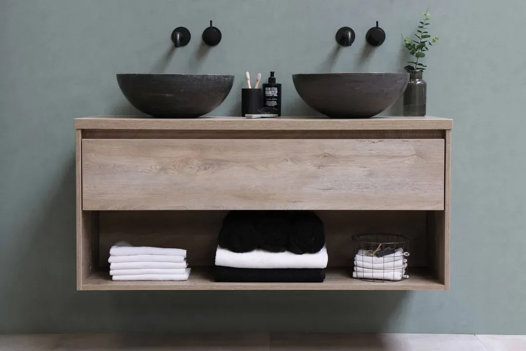 Install a Floating Vanity (Image Credits: Unsplash)