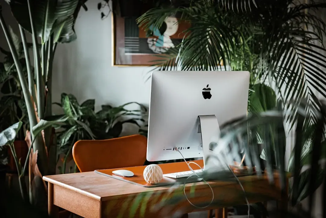 Home office desks and shelves (Image Credits: Unsplash)