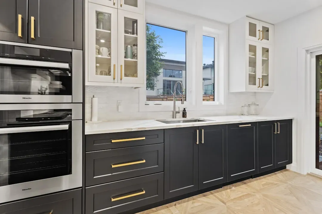 Swap hardware on cabinets and doors (Image Credits: Unsplash)