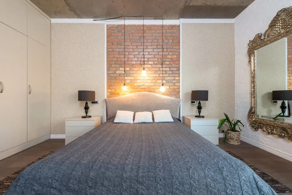 Place the Bed Thoughtfully Against the Right Wall (Image Credits: Pexels)