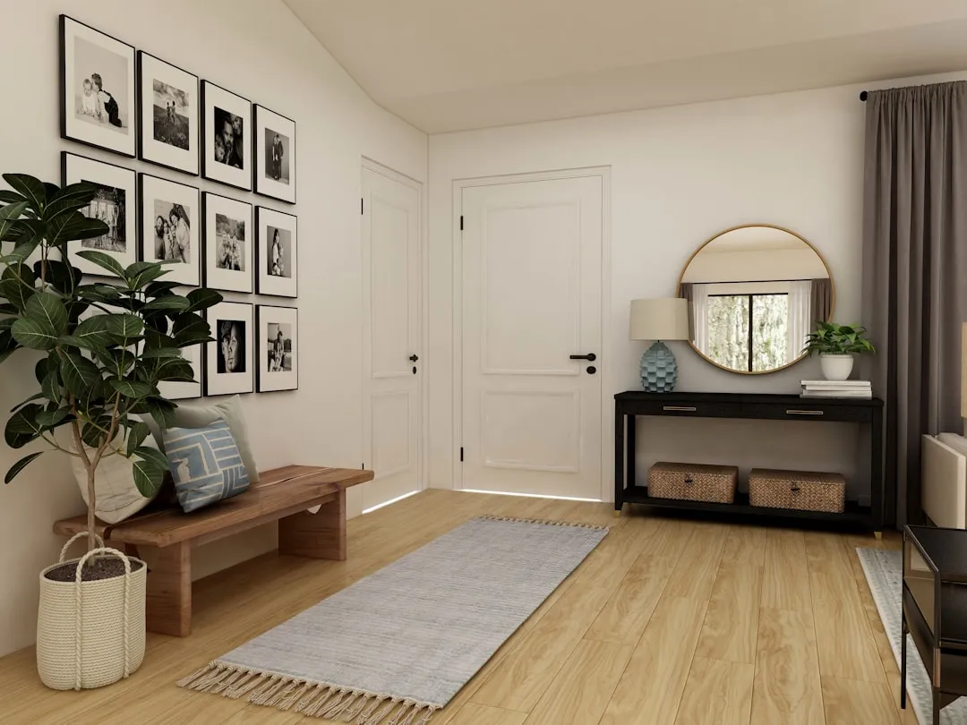 Create Landing Zones Near Entryways (Image Credits: Unsplash)