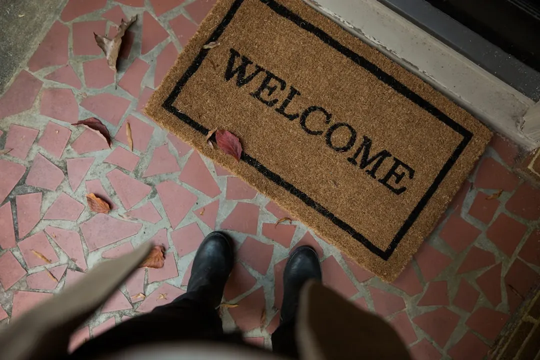 Add a Statement Doormat (Image Credits: Unsplash)