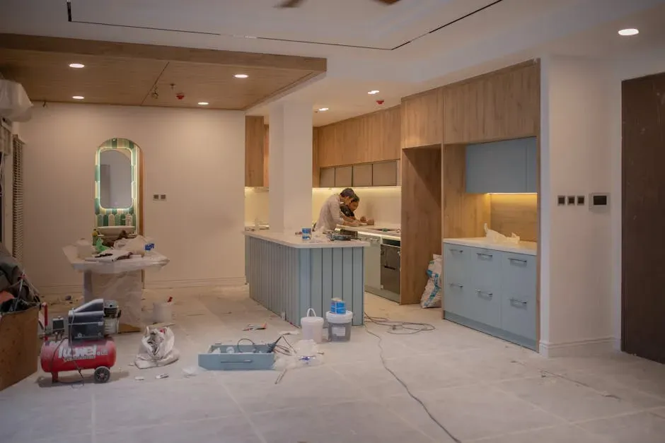 2. Painted Kitchen Cabinets with New Hardware (Image Credits: Pexels)