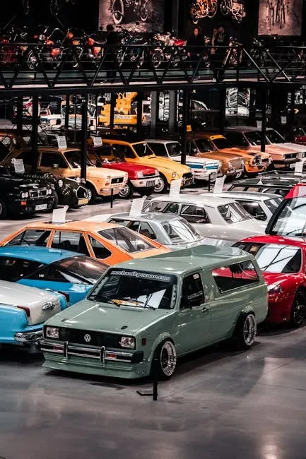 The 20-Car Automotive Gallery (Image Credits: Pexels)
