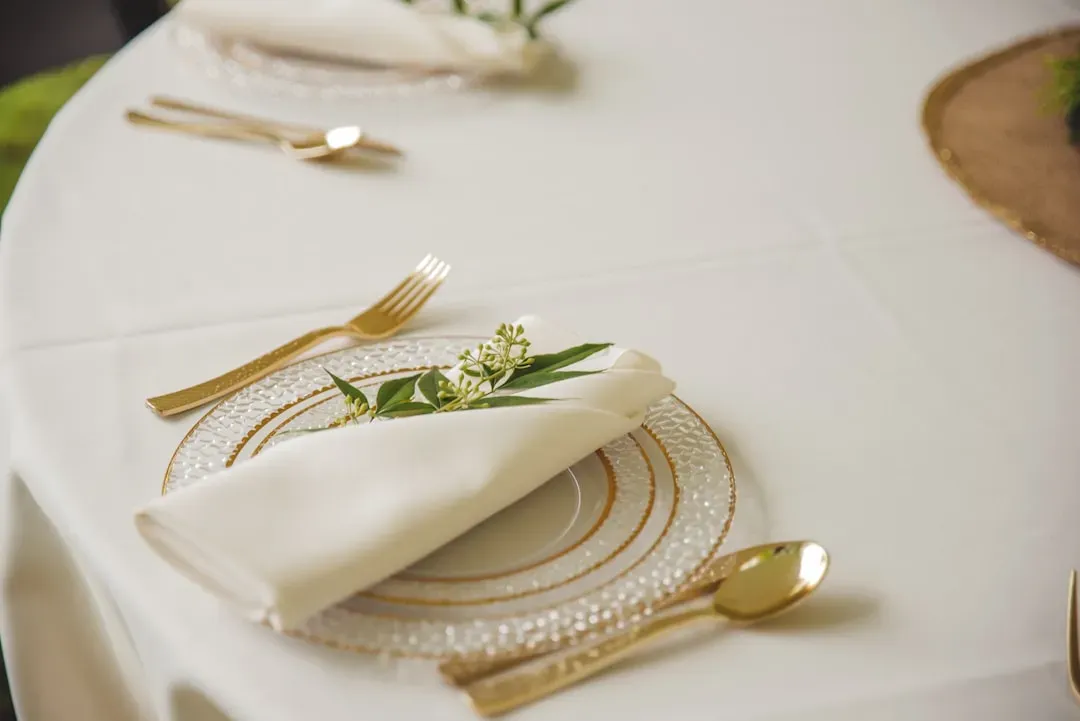 Update your table linens (Image Credits: Unsplash)