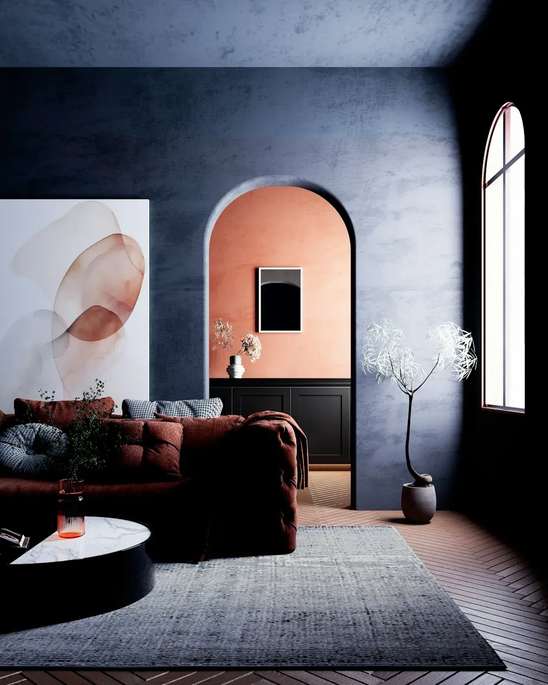 Refresh walls with paint or wallpaper accents (Image Credits: Unsplash)