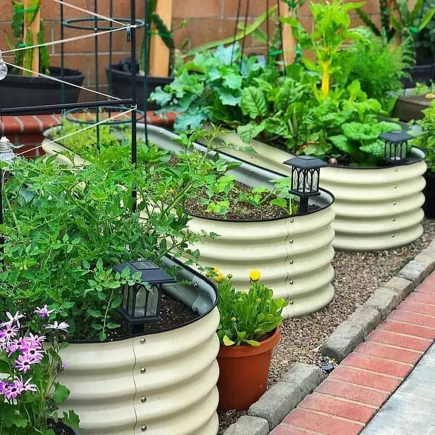 Raised garden beds that fit into daily routines (By Jiaming Zhang, CC BY-SA 4.0)