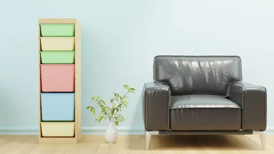 Baskets and bins that match the room's palette (Image Credits: Pexels)