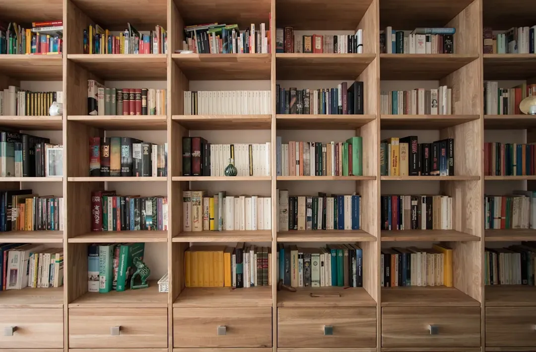 5. Curated, intentional bookshelves (Image Credits: Unsplash)