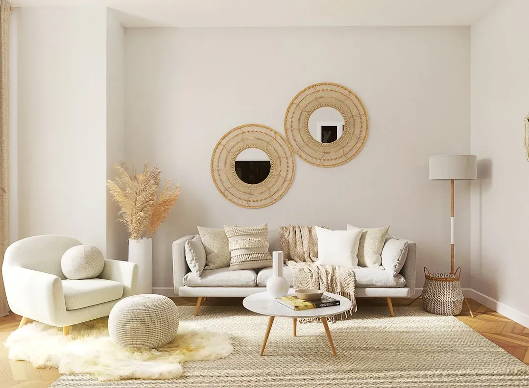 5. Choosing a neutral base with colorful accents (Image Credits: Unsplash)