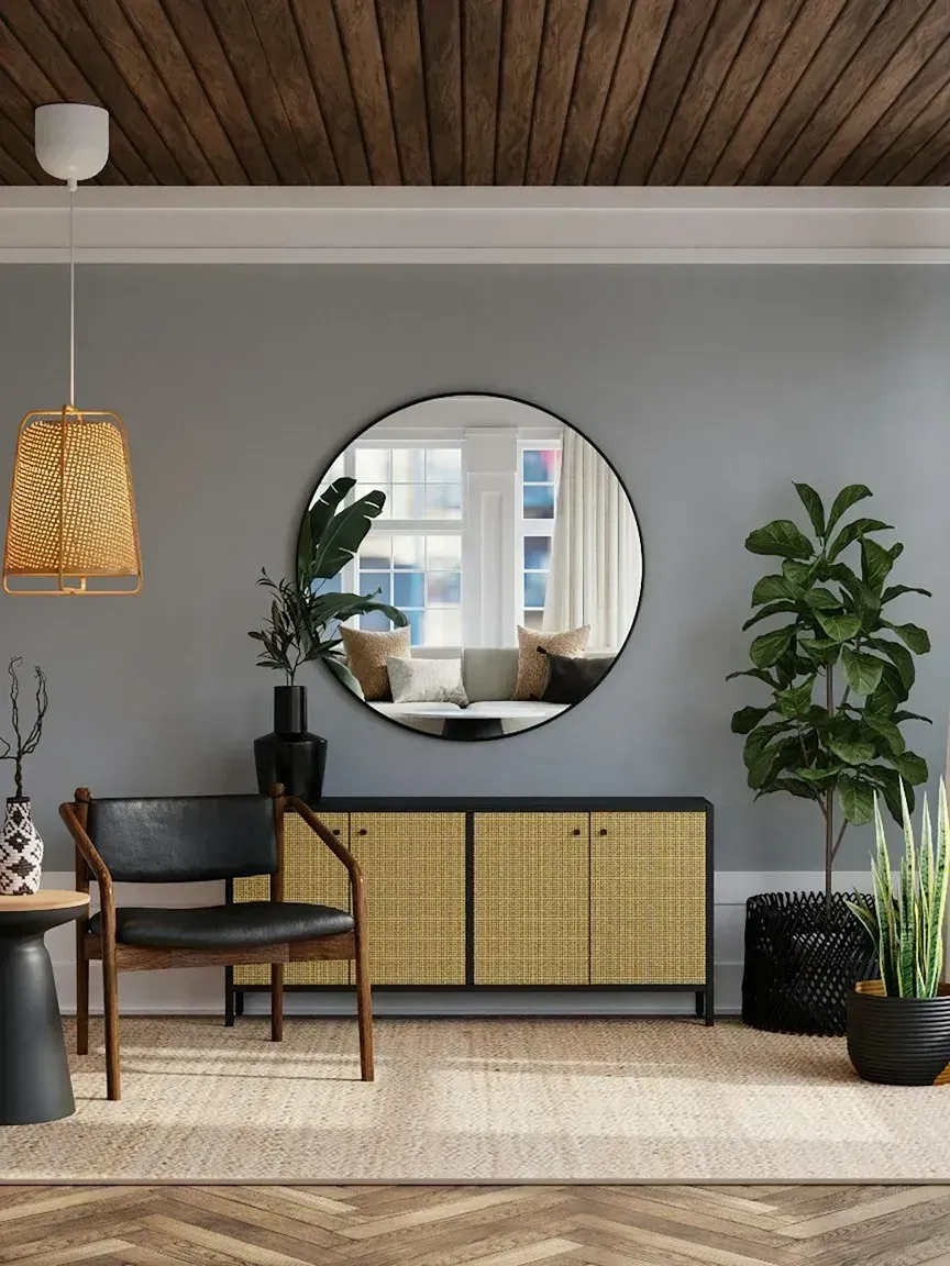 5. Statement mirrors for light and space (Image Credits: Unsplash)